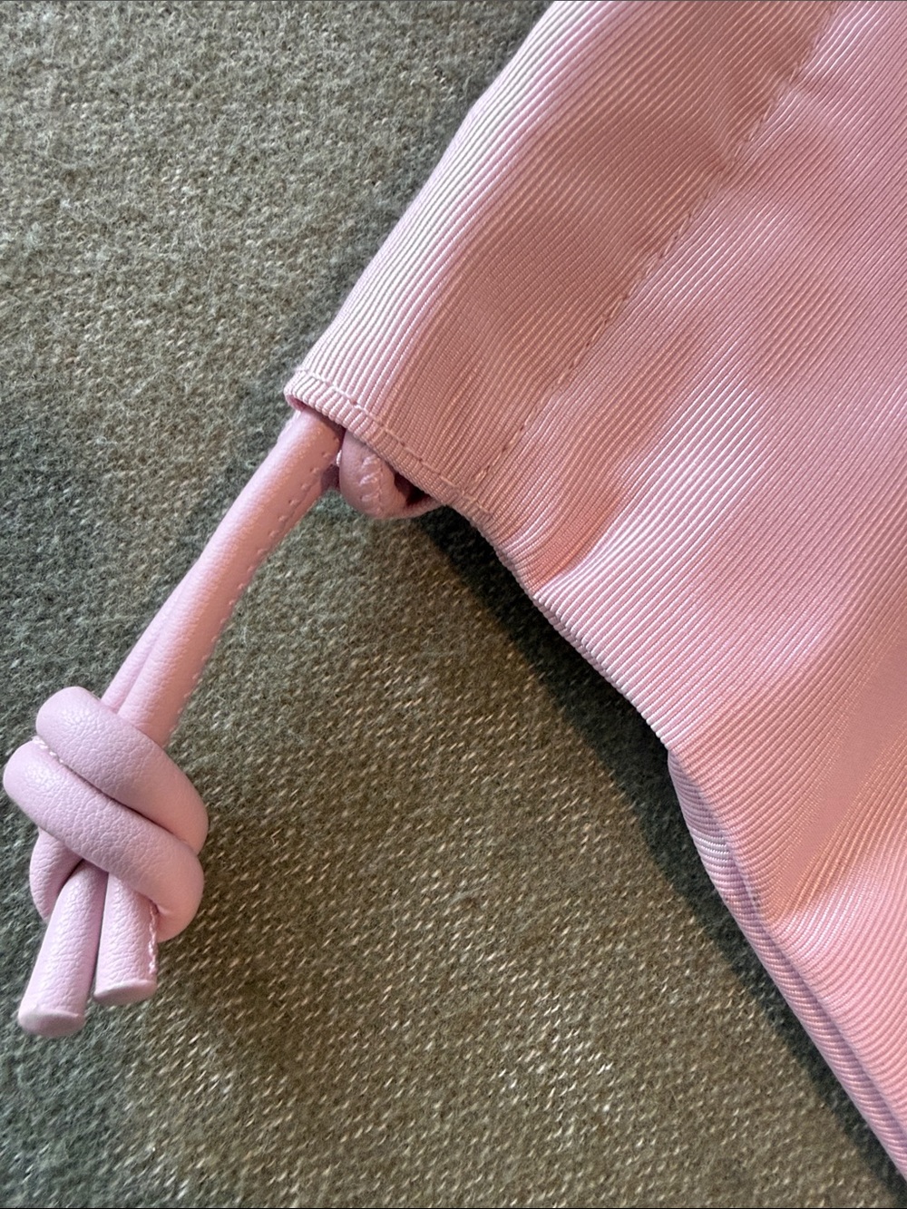 Victoria's Secret Light Pink Embroidered Canvas Tote - Picture 5 of 7